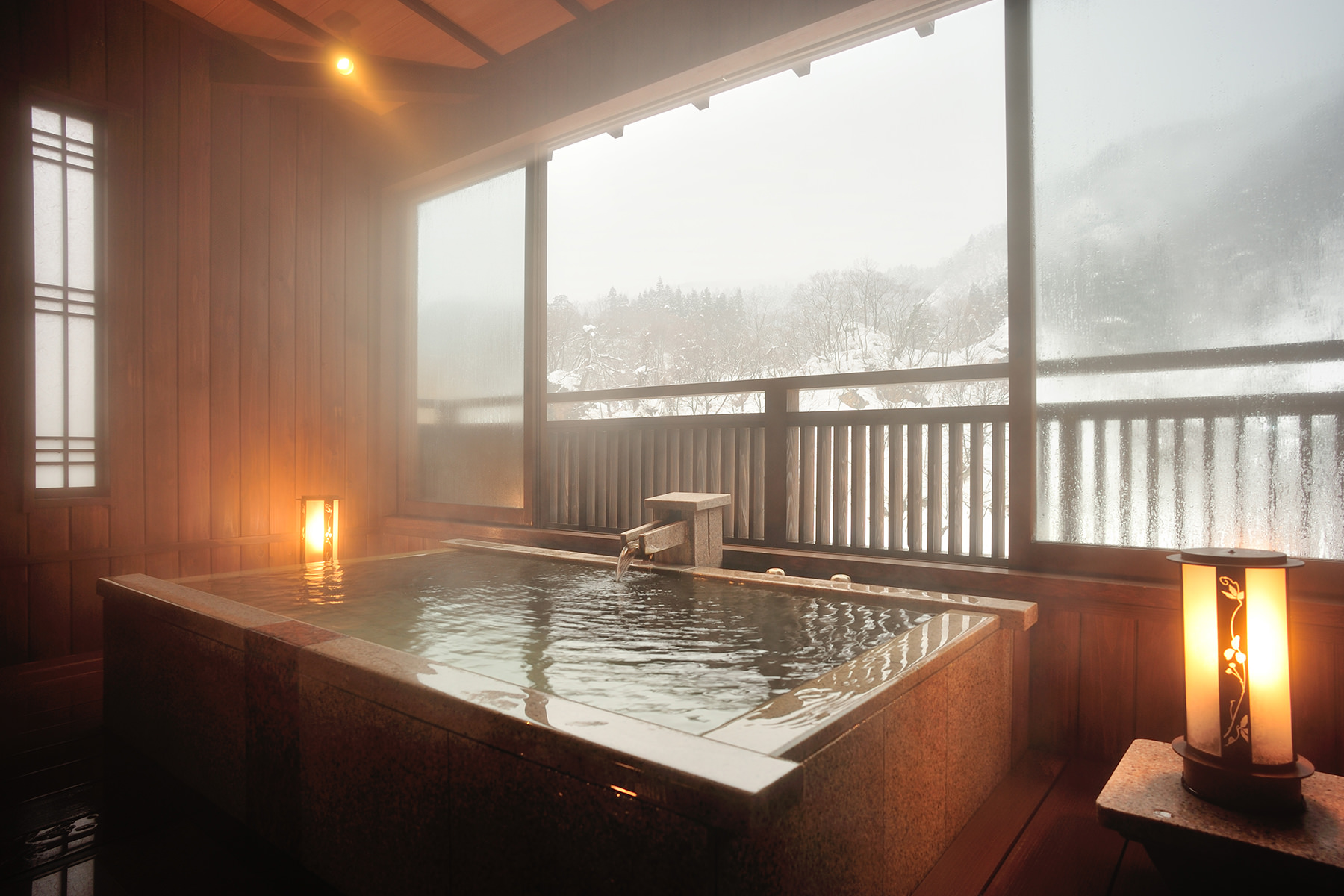 温泉-6冬の客室風呂